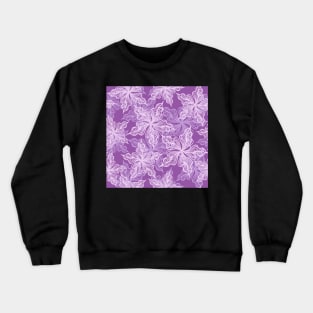 Purple flowers Crewneck Sweatshirt